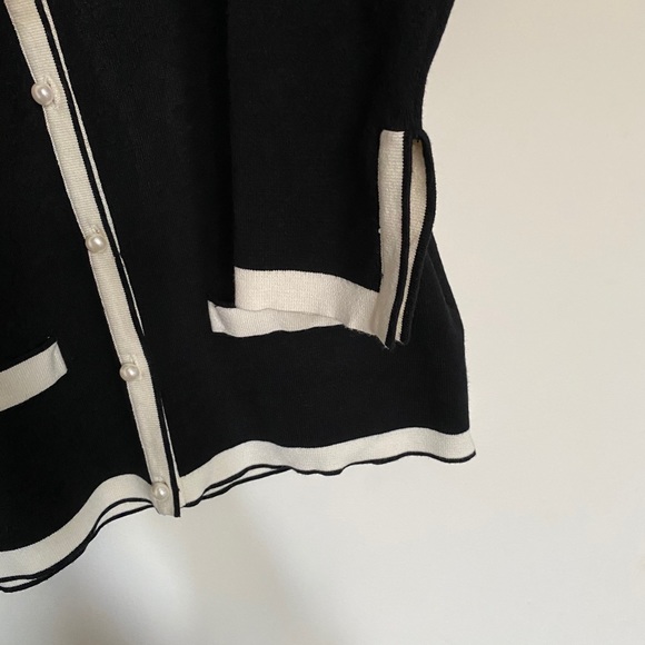 Zara knit cardigan with faux pearl buttons - Picture 5 of 6